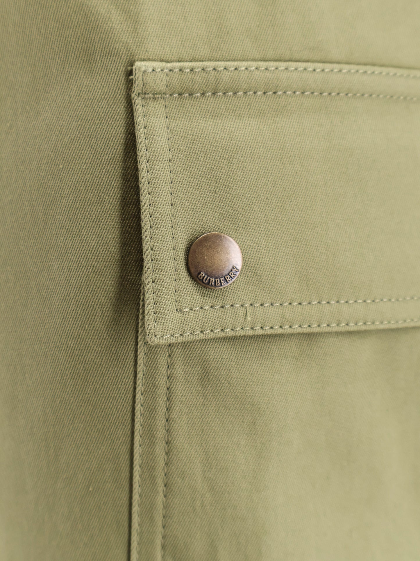 Burberry Cotton trousers with Logo embroidery