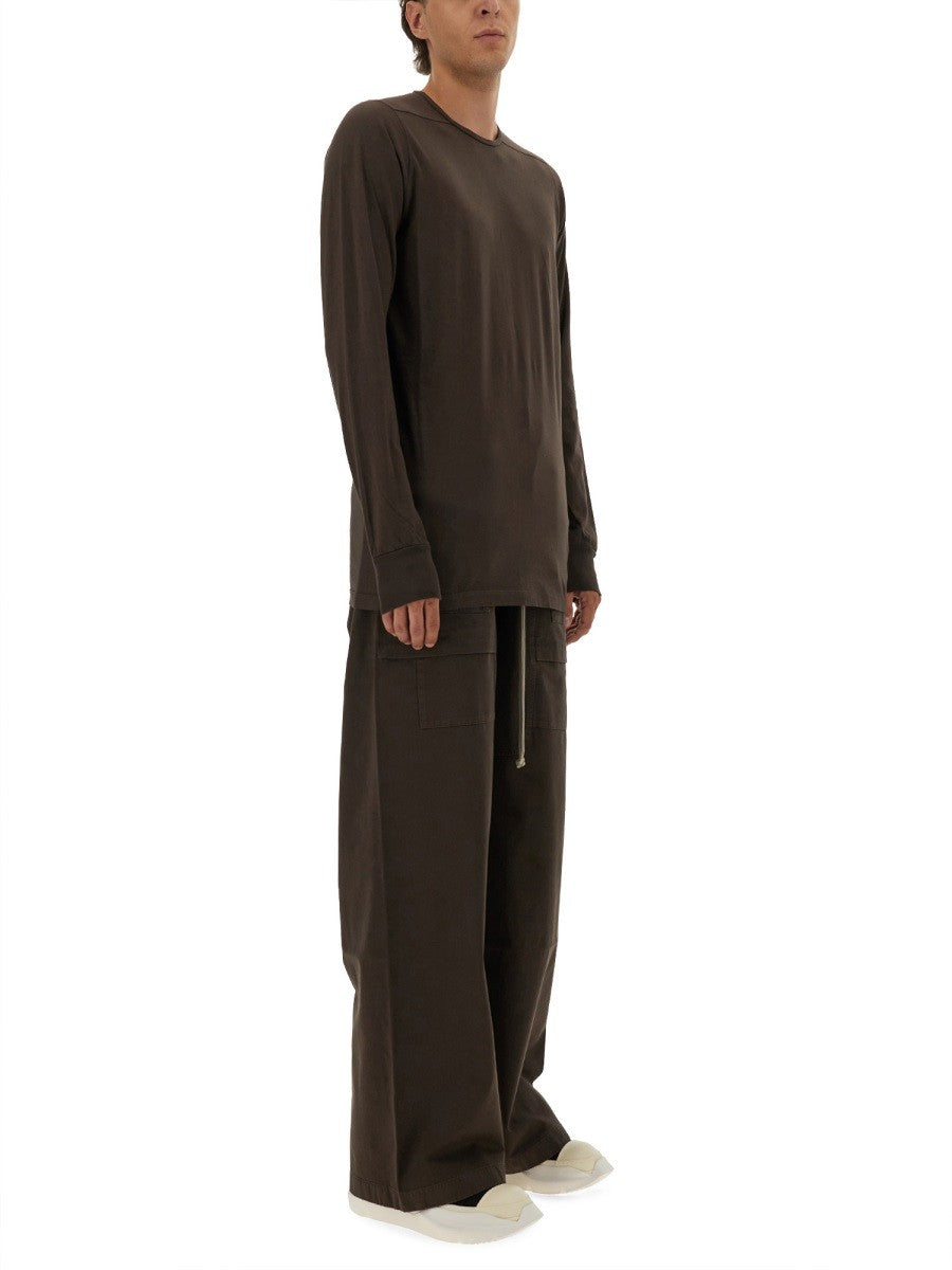 RICK OWENS DRKSHDW "CREATCH WIDE CARGO" PANTS