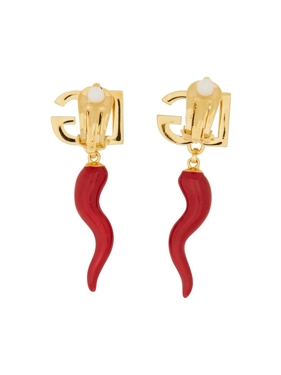 Dolce & Gabbana CREOLE EARRING WITH CROISSANT