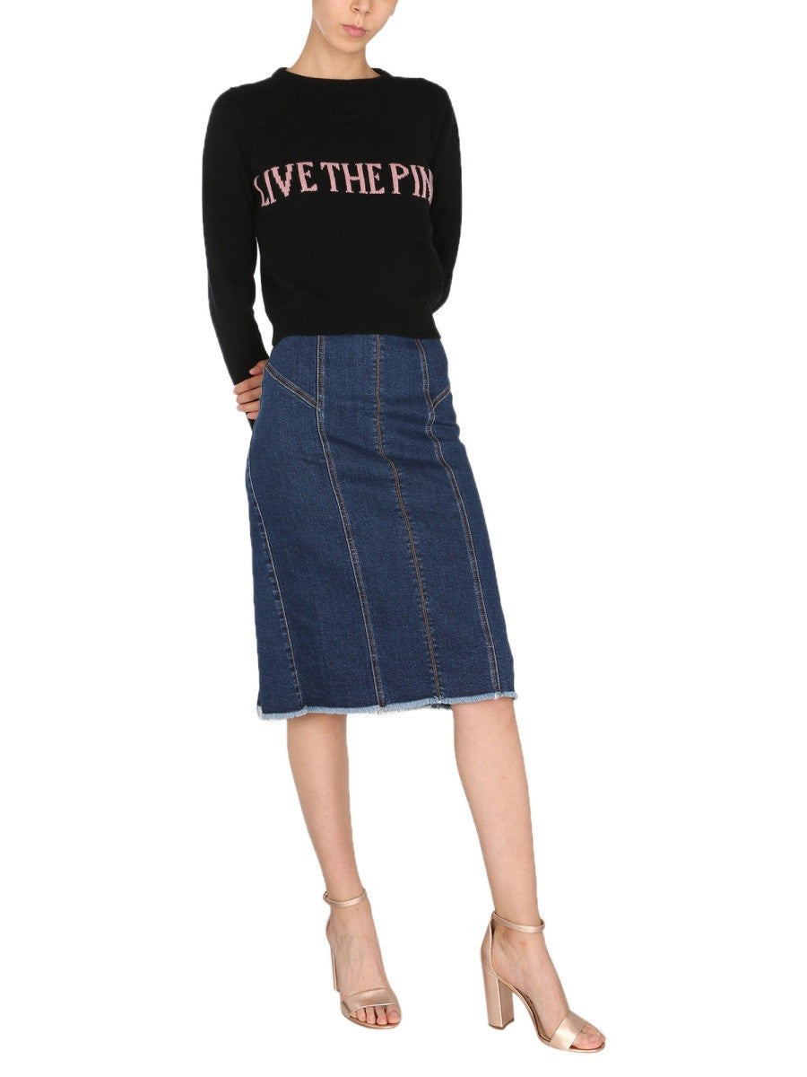 alberta ferretti CREW NECK SWEATER