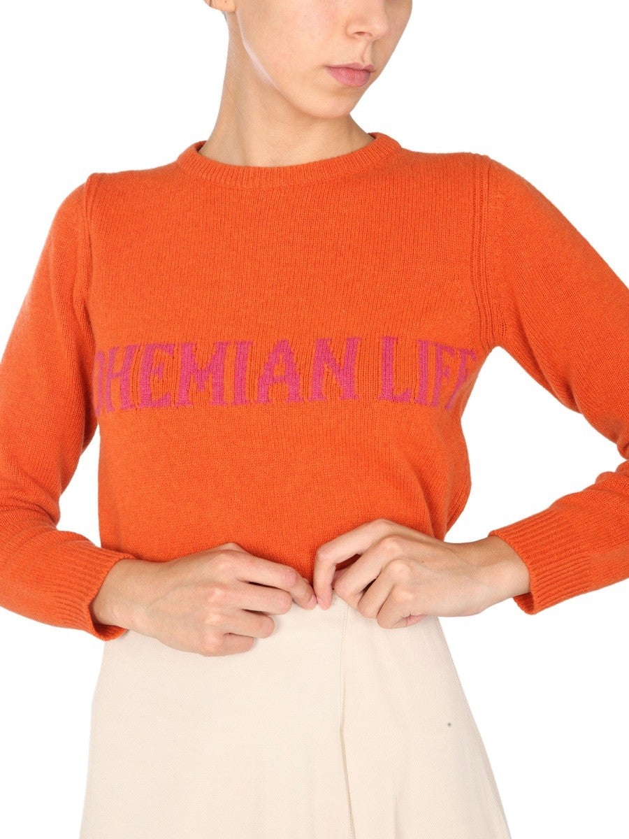 alberta ferretti CREW NECK SWEATER