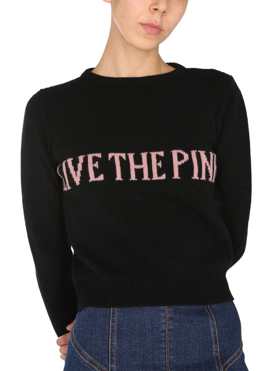 alberta ferretti CREW NECK SWEATER