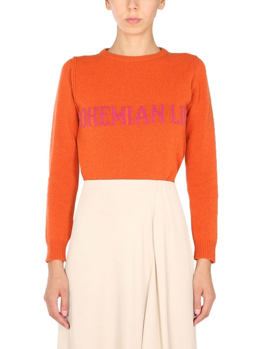 alberta ferretti CREW NECK SWEATER