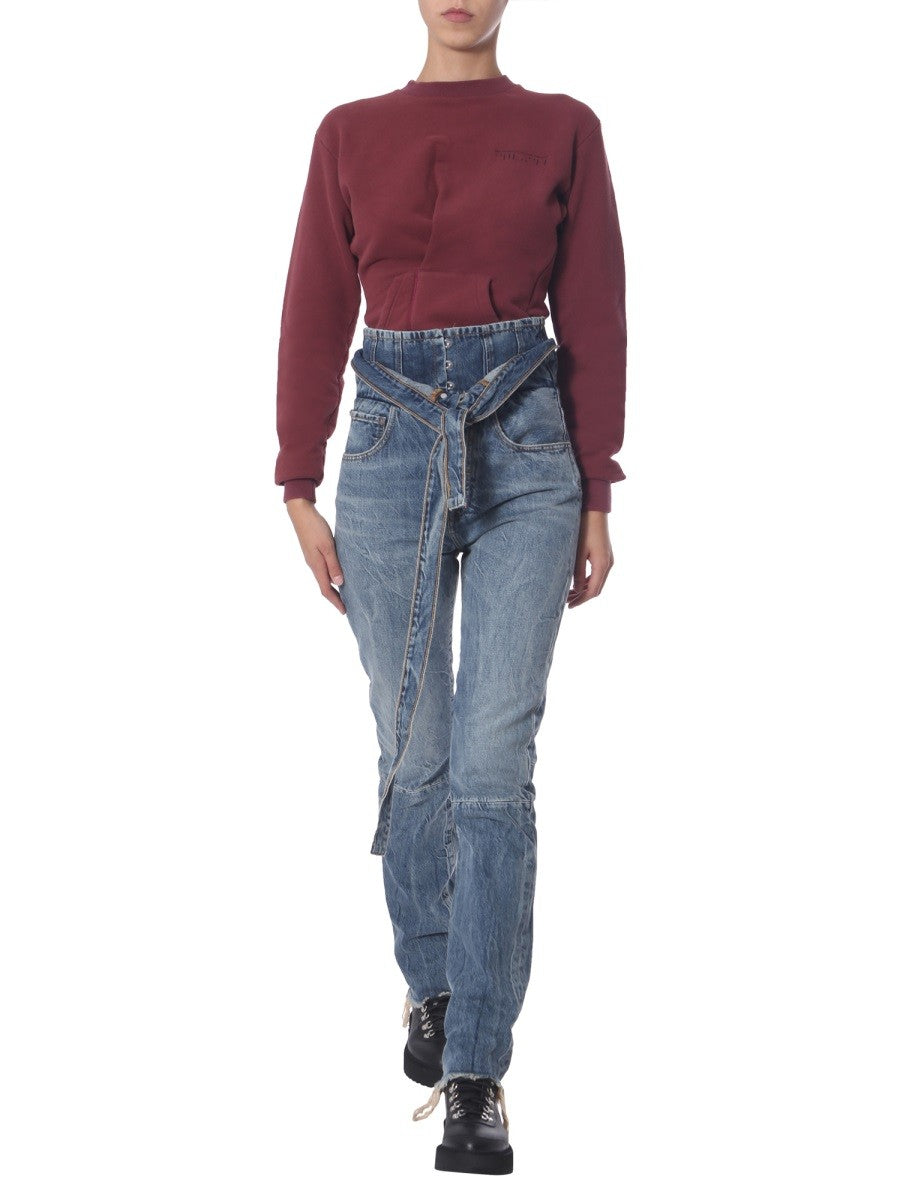 UNRAVEL CREW NECK SWEATSHIRT