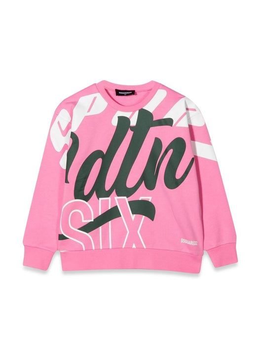 Dsquared CREWNECK SWEATSHIRT ALLOVER WRITING