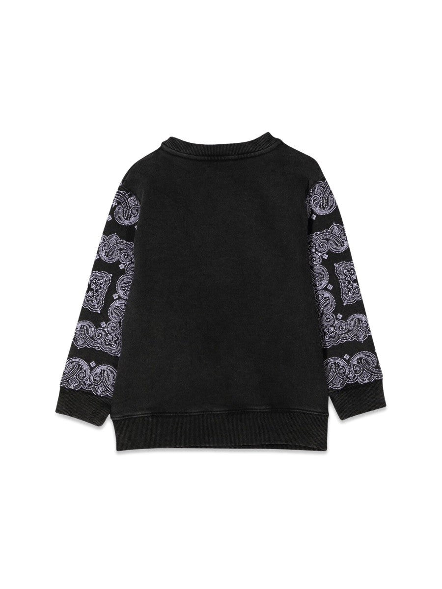 Givenchy CREWNECK SWEATSHIRT PATTERNED PRINT AND LOGO