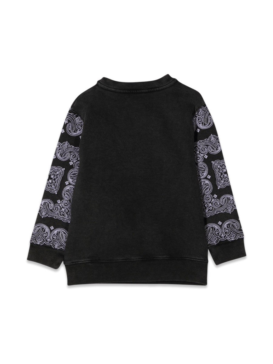 Givenchy CREWNECK SWEATSHIRT PATTERNED PRINT AND LOGO