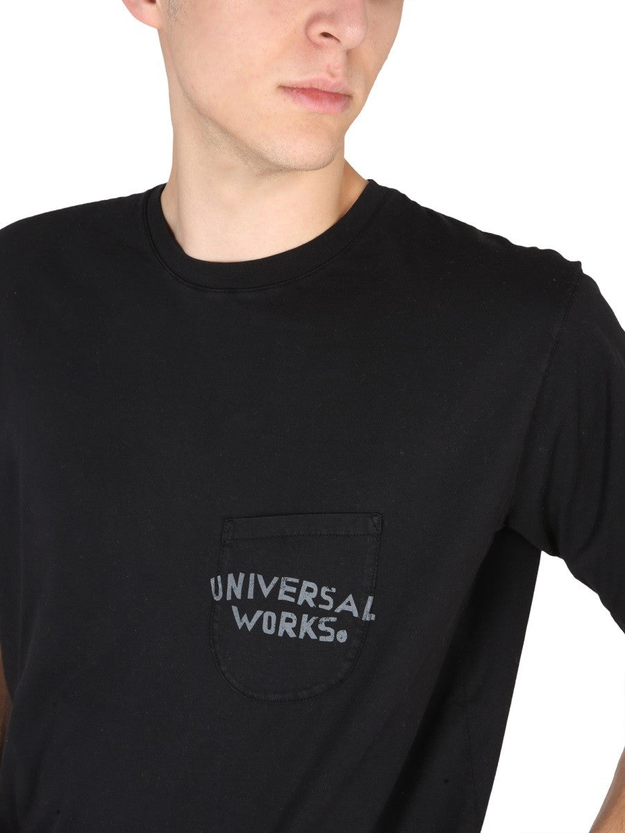 UNIVERSAL WORKS CREWNECK T-SHIRT