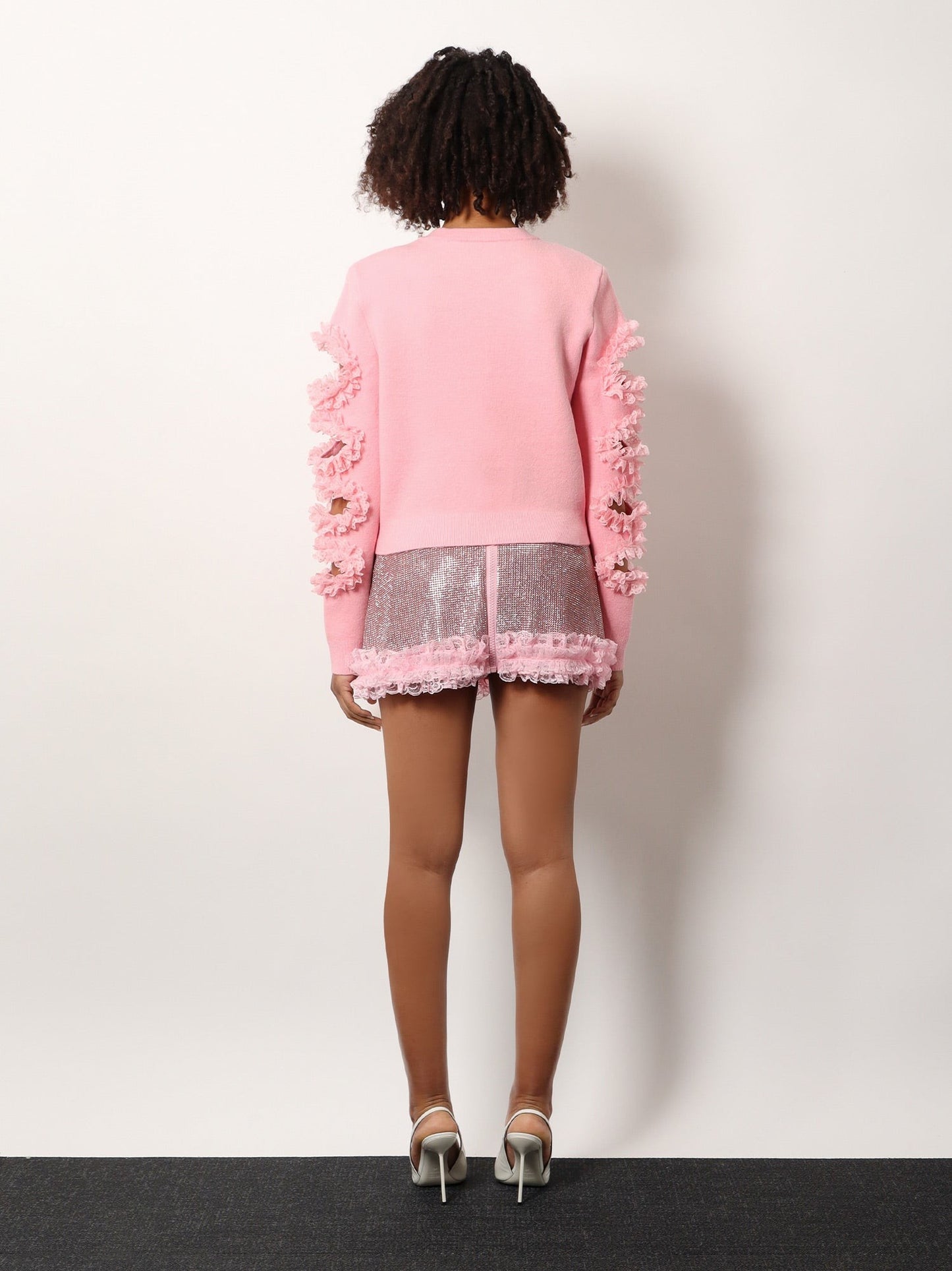 SELF PORTRAIT RESIDENCY Cristopher kane residency cardigan with cut-out details