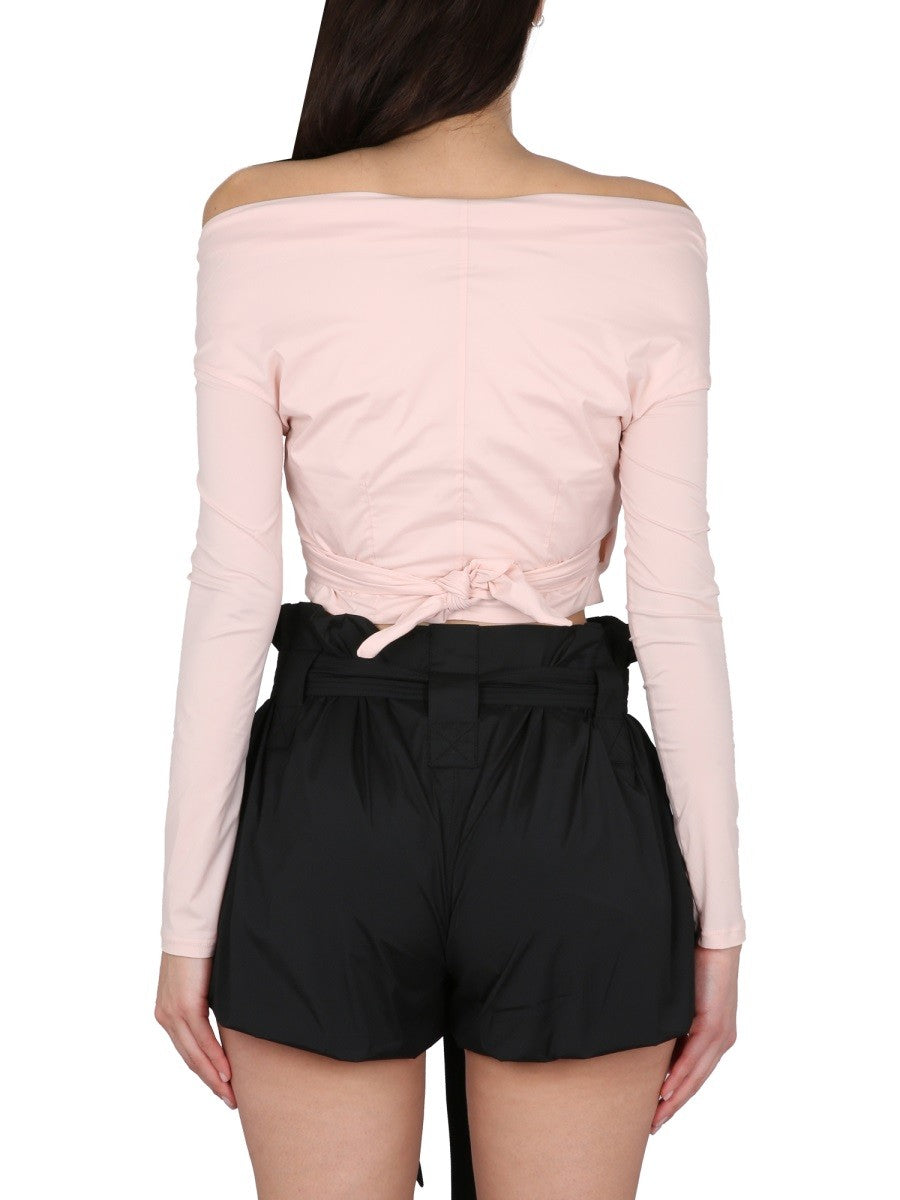 Philosophy Di Lorenzo Serafini CROP SHIRT