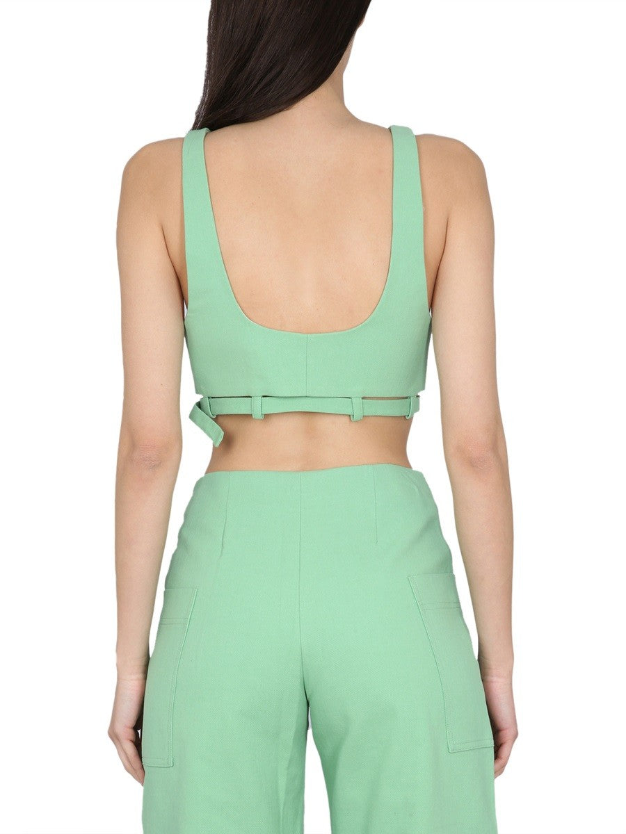 GANNI CROP TOP