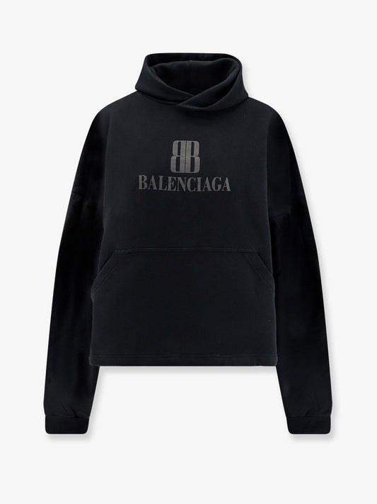 Balenciaga Cropped cotton sweatshirt