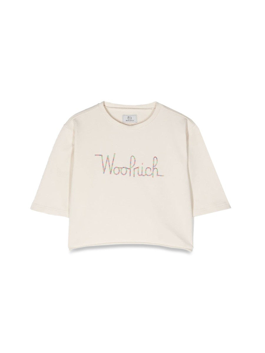 Woolrich cropped crewneck