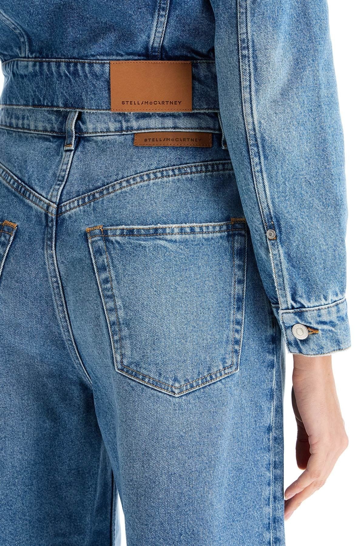 stella mccartney cropped denim jacket for women