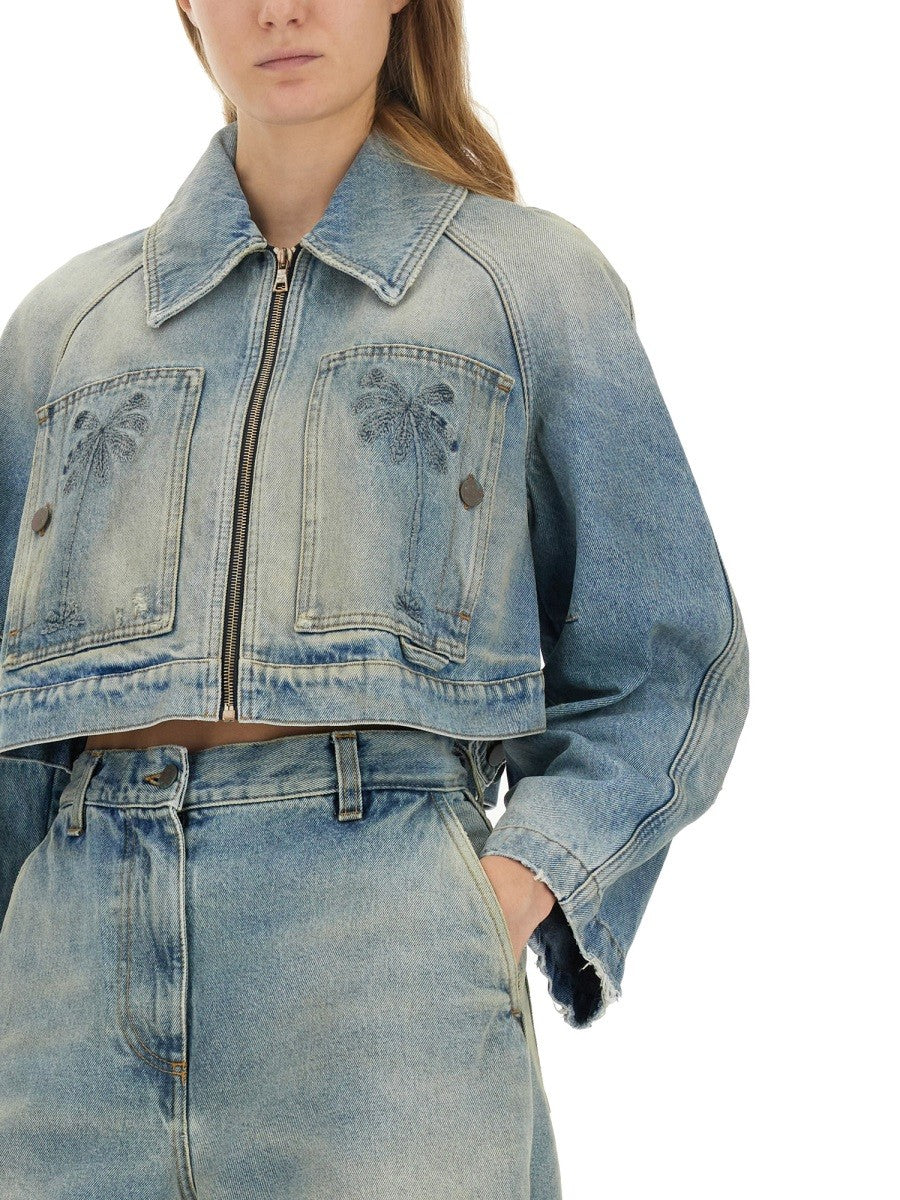 Palm Angels CROPPED FIT JACKET