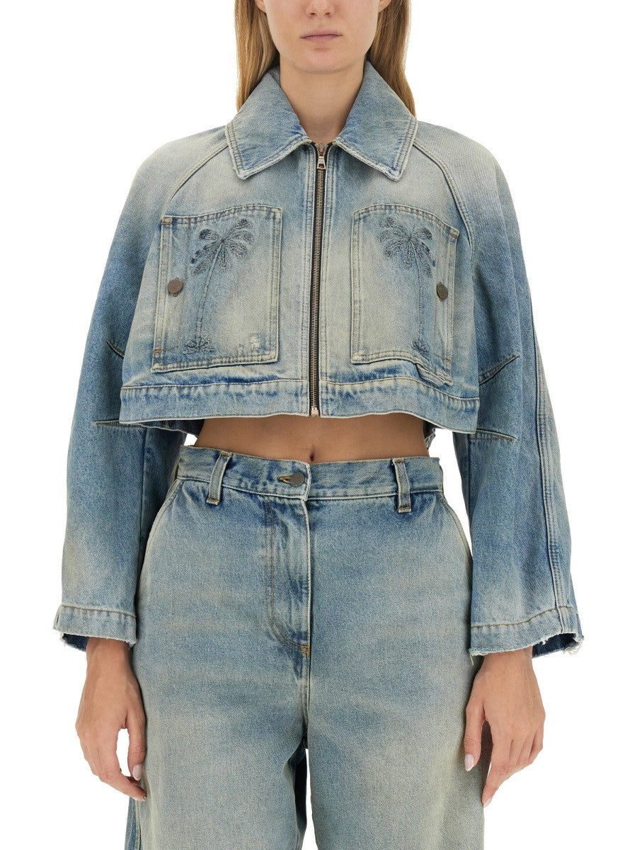 Palm Angels CROPPED FIT JACKET