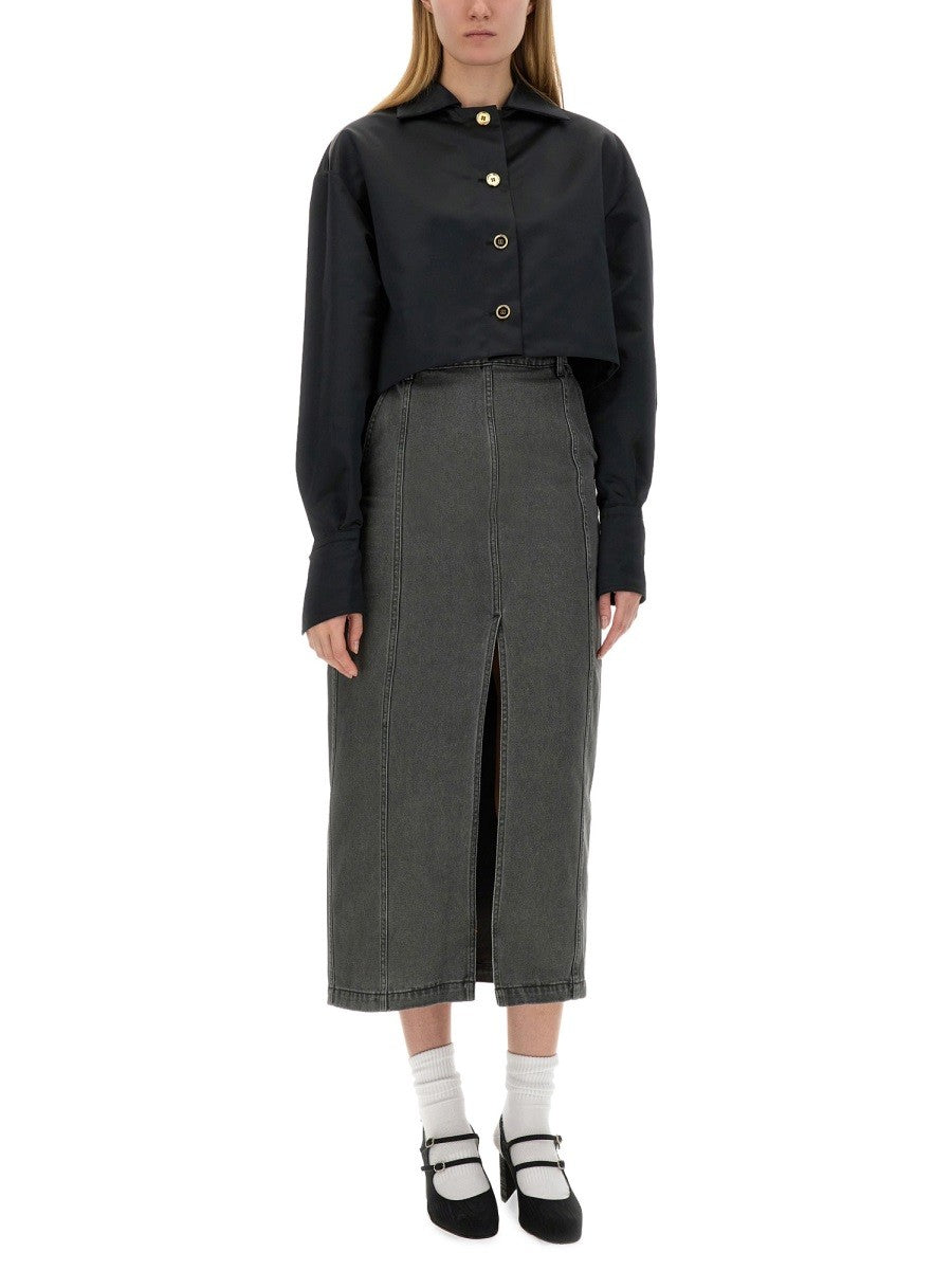 PATOU CROPPED FIT JACKET