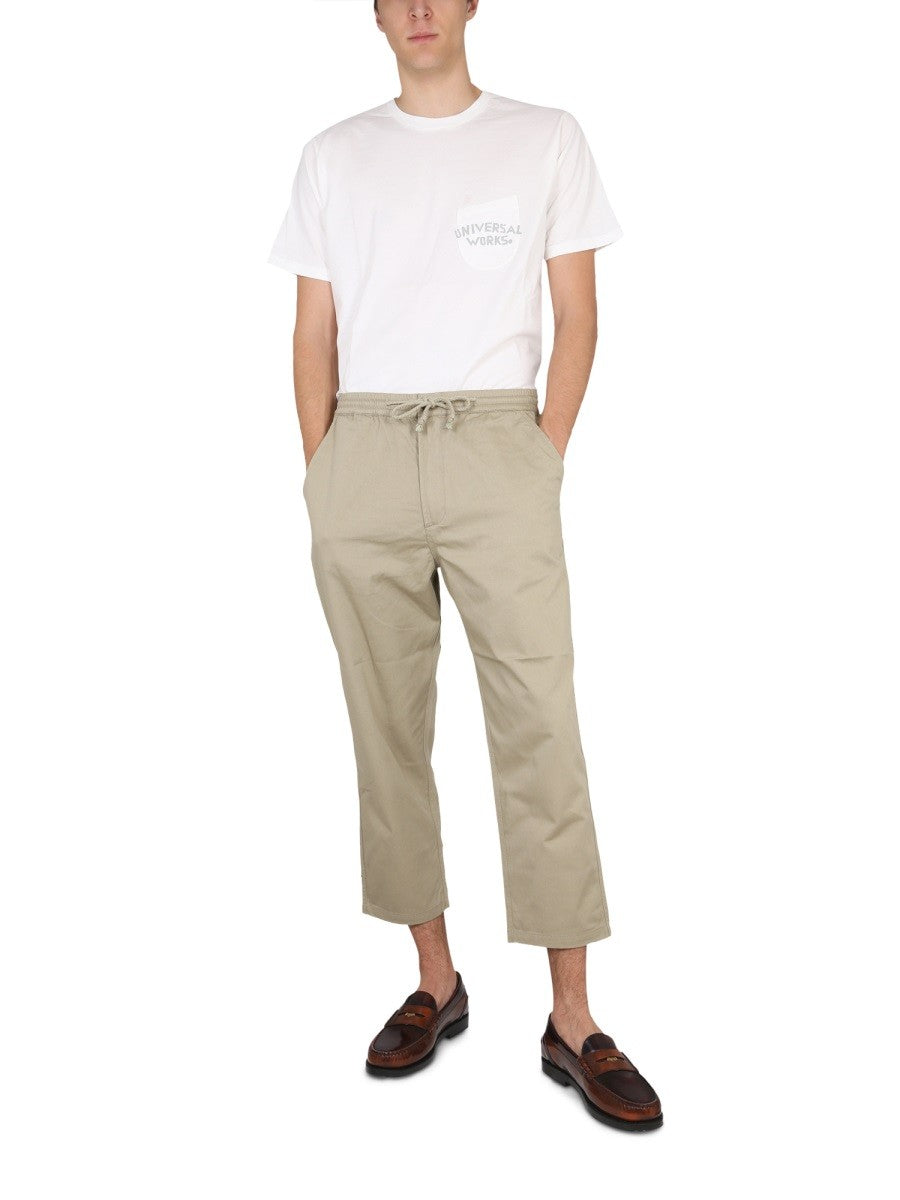 UNIVERSAL WORKS CROPPED FIT PANTS