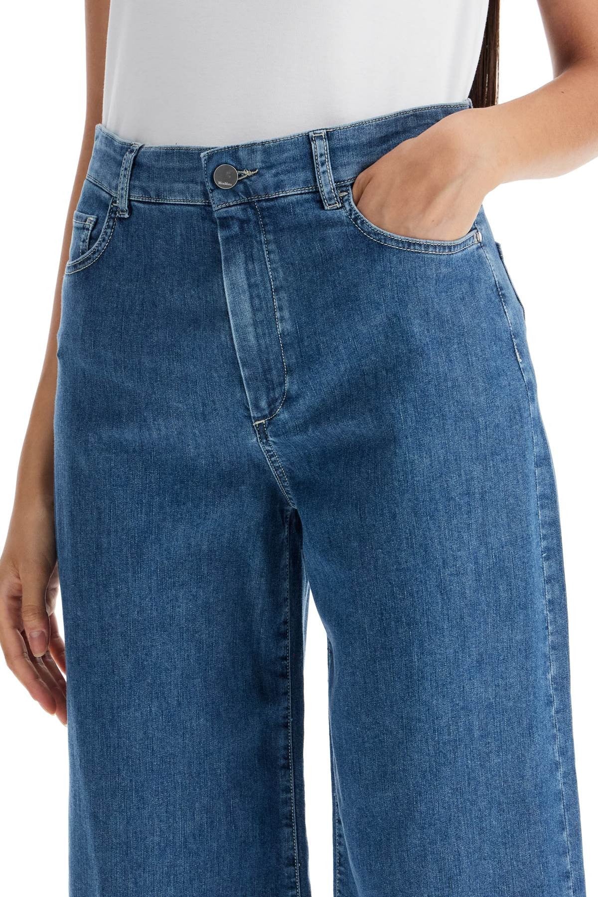 'S MAX MARA 'cropped flared jeans by