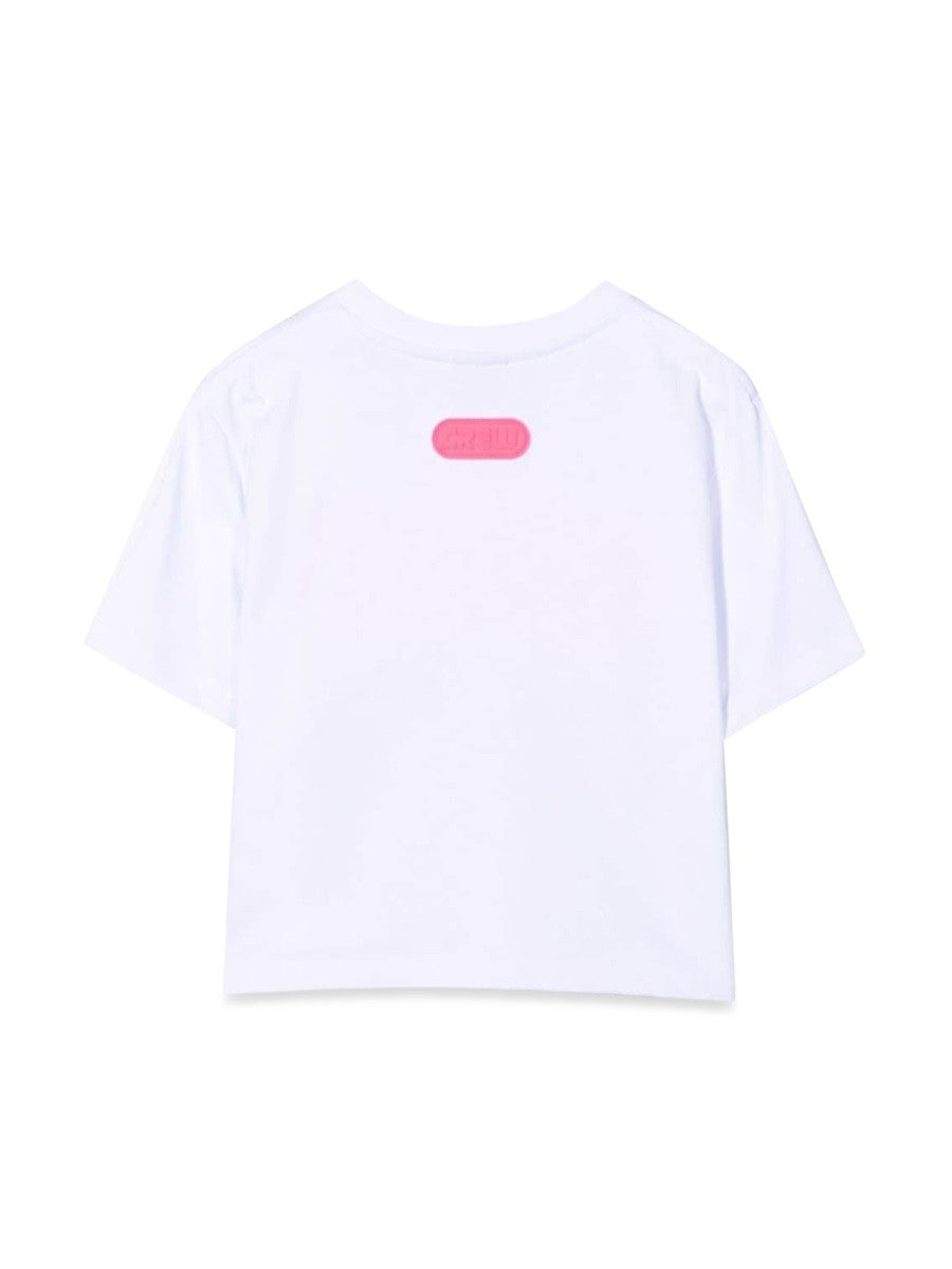 gcds CROPPED JERSEY T-SHIRT GIRL