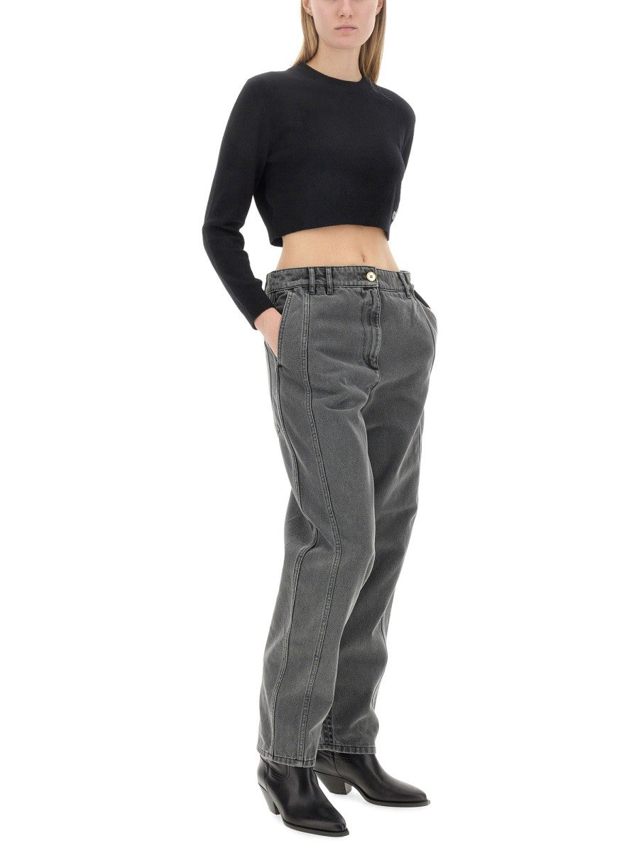 PATOU CROPPED SHIRT