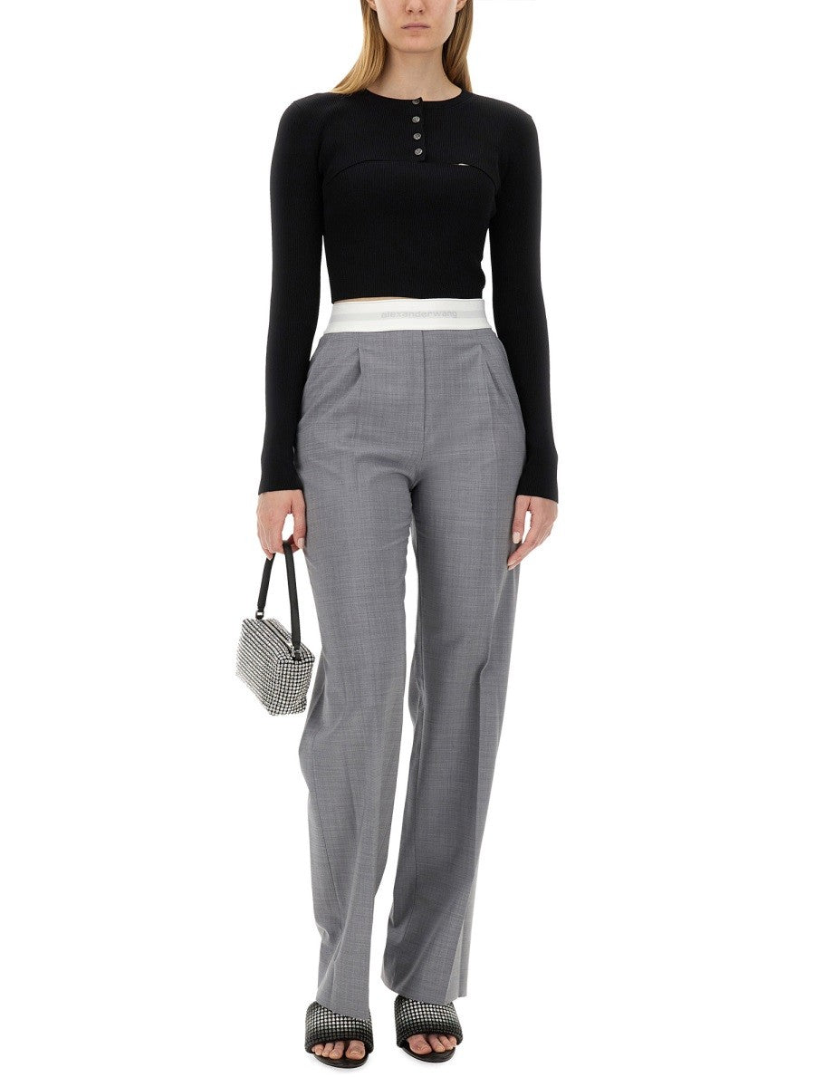 Alexander Wang CROPPED SWEATER