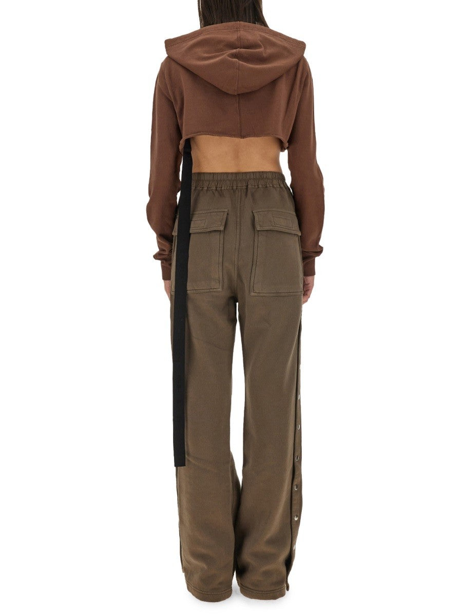 RICK OWENS DRKSHDW CROPPED SWEATSHIRT