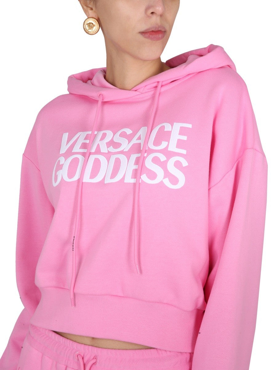 Versace CROPPED SWEATSHIRT