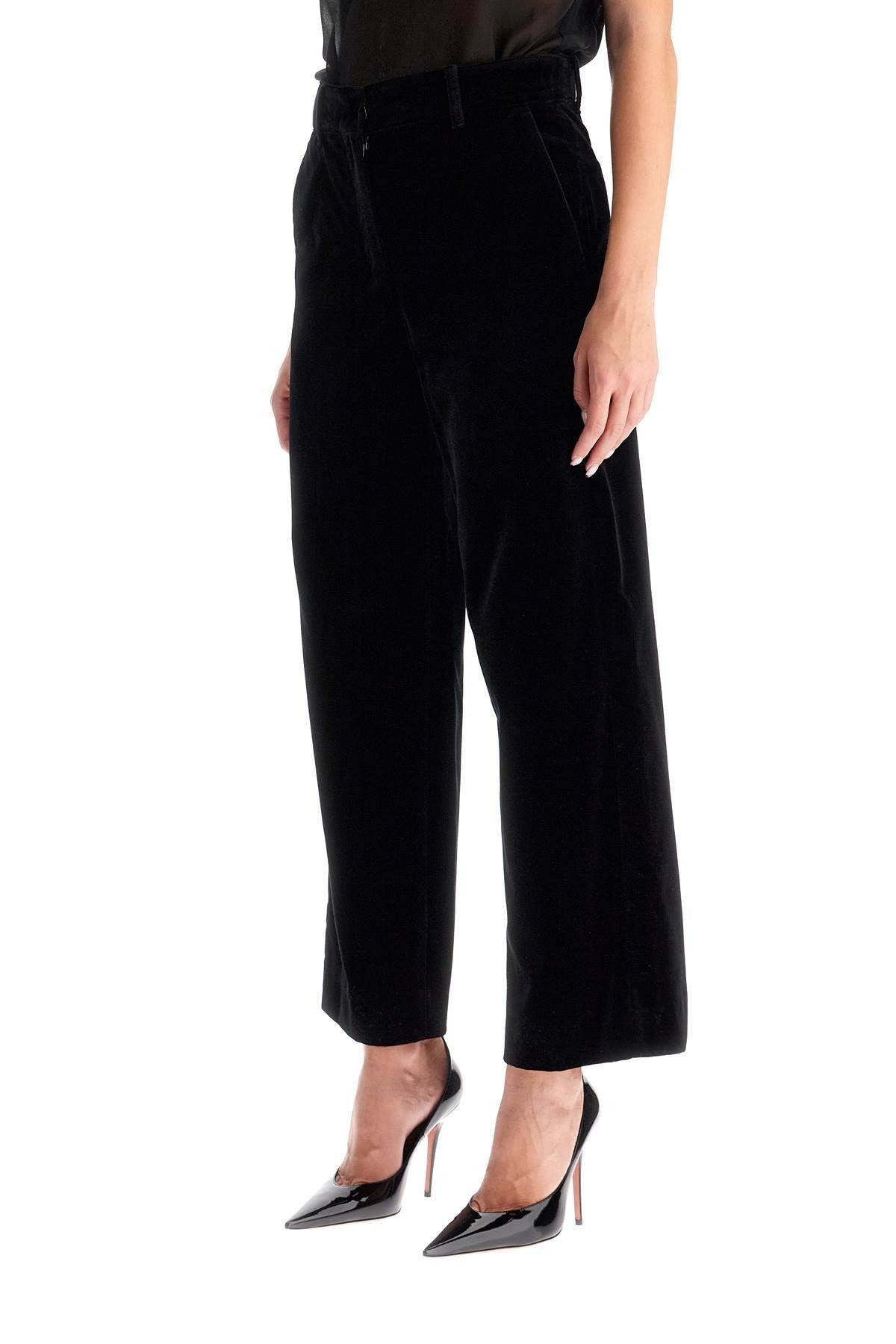 'S MAX MARA 'cropped velvet pants in 's