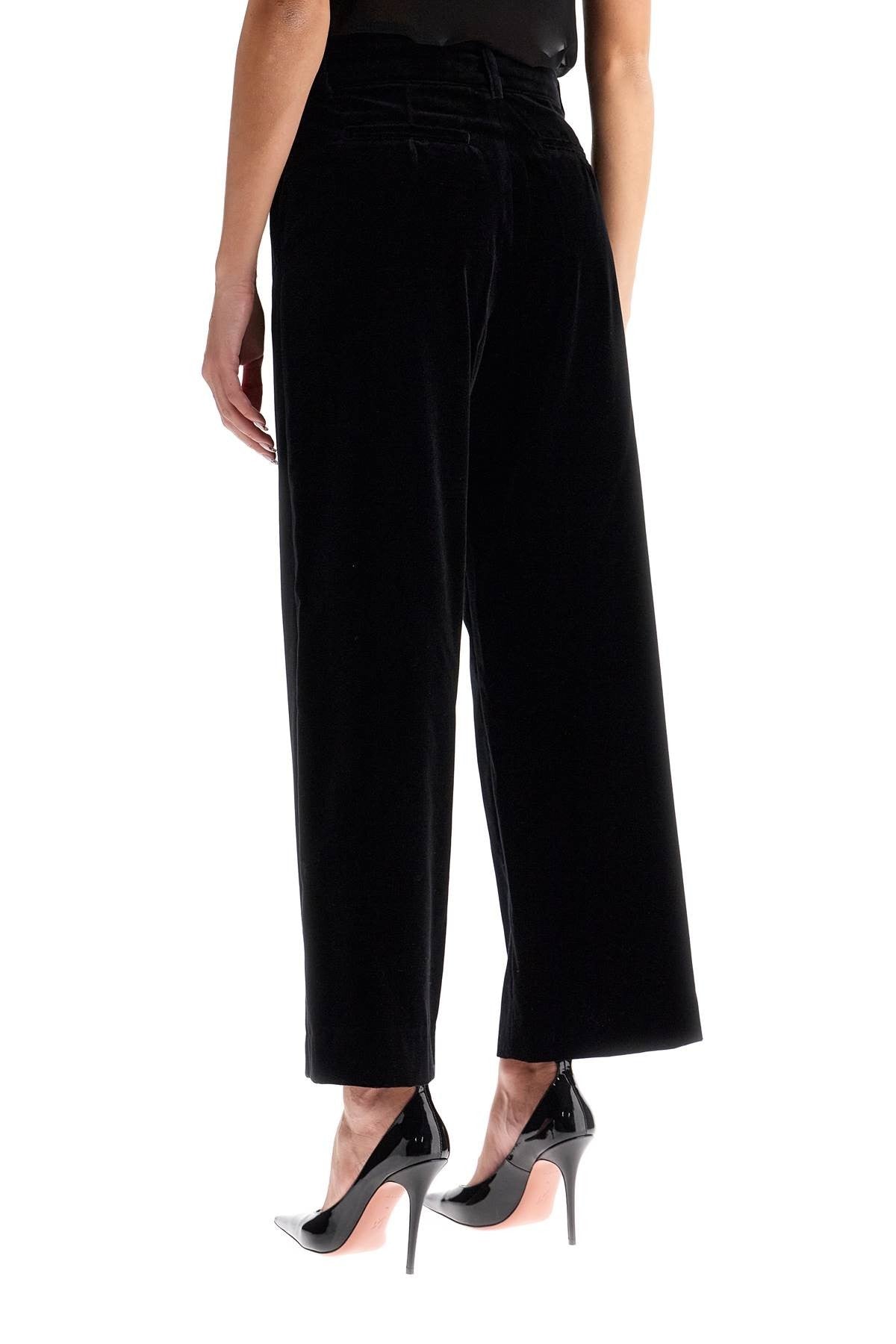 'S MAX MARA 'cropped velvet pants in 's