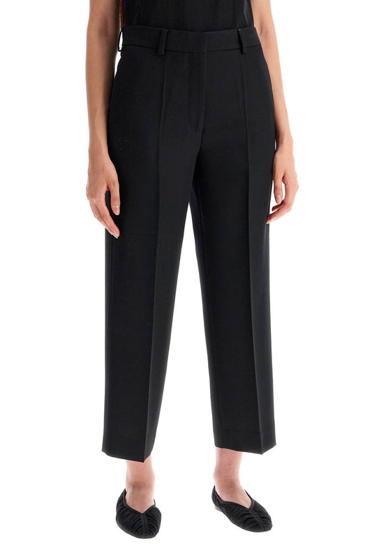 TOTEME cropped wool blend trousers