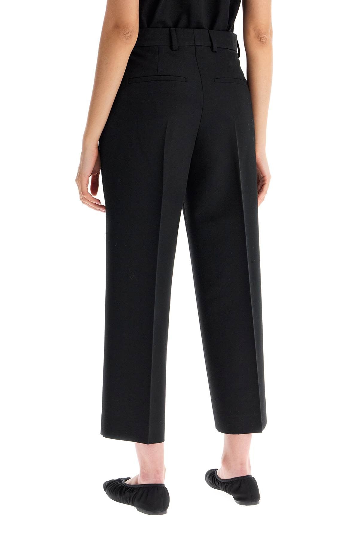 TOTEME cropped wool blend trousers