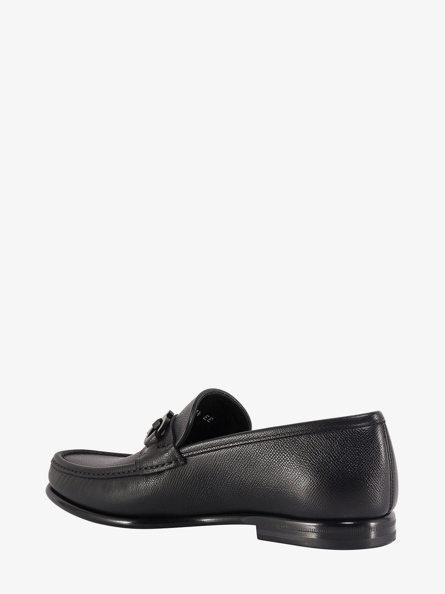 Ferragamo Crown leather loafer with gancini detail