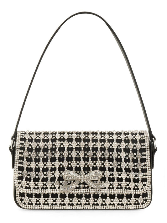 SELF-PORTRAIT CRYSTAL BAGUETTE BAG