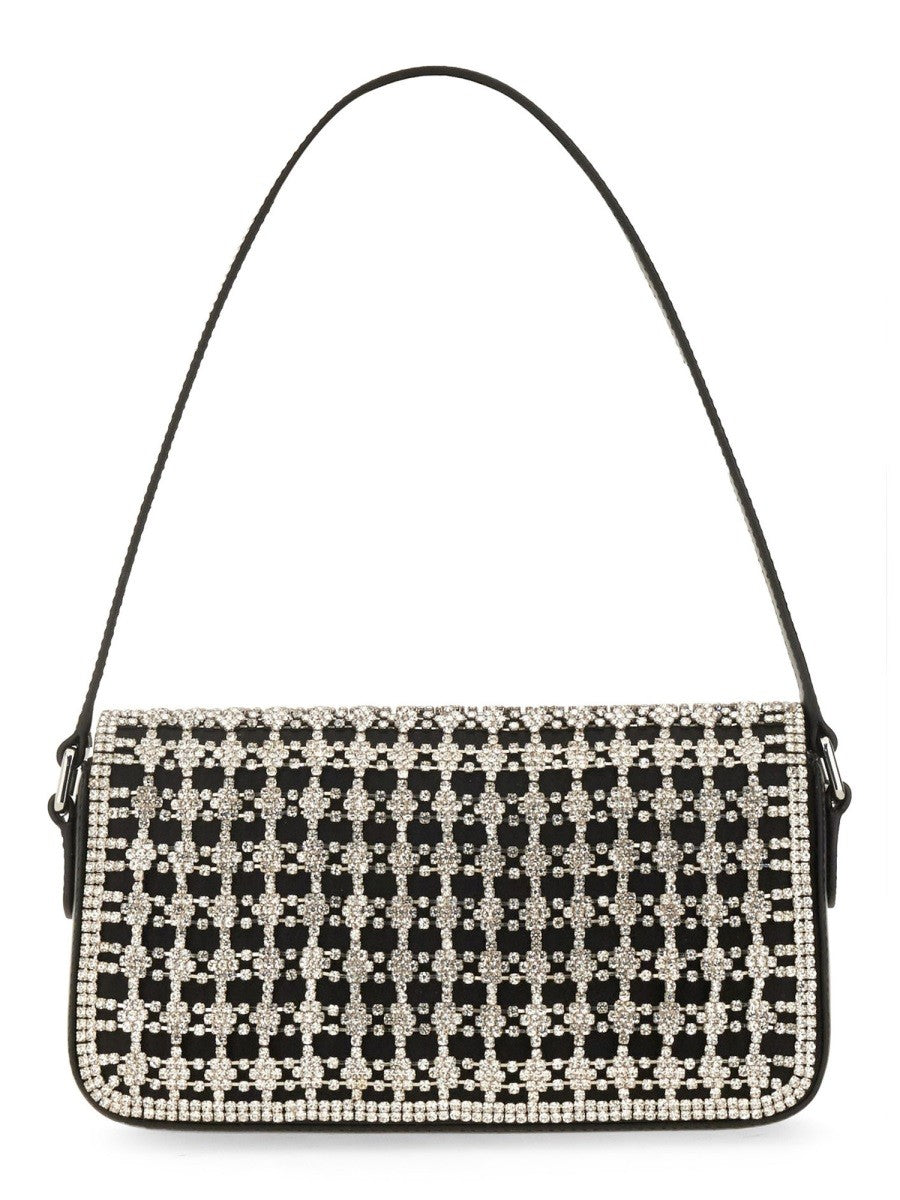 SELF-PORTRAIT CRYSTAL BAGUETTE BAG