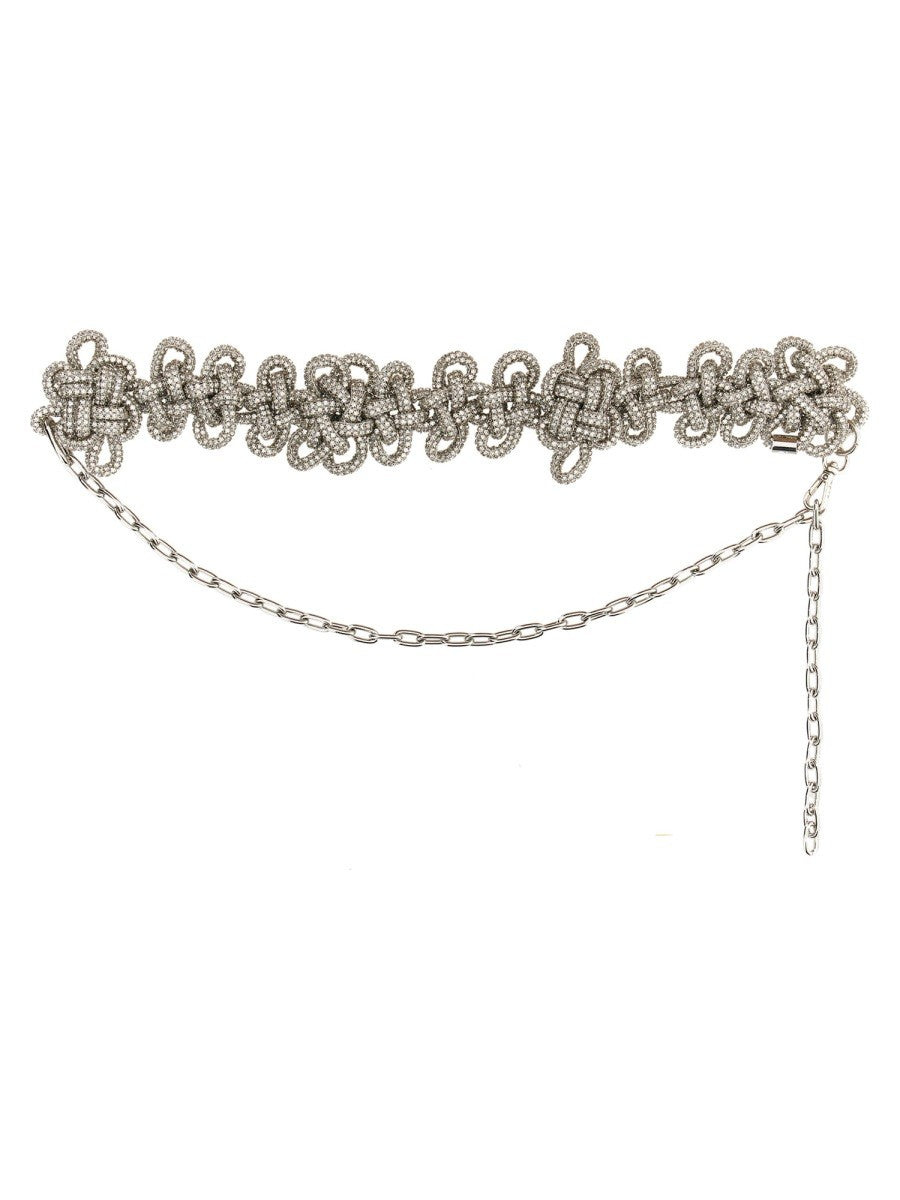 KARA CRYSTAL KNOT BELT