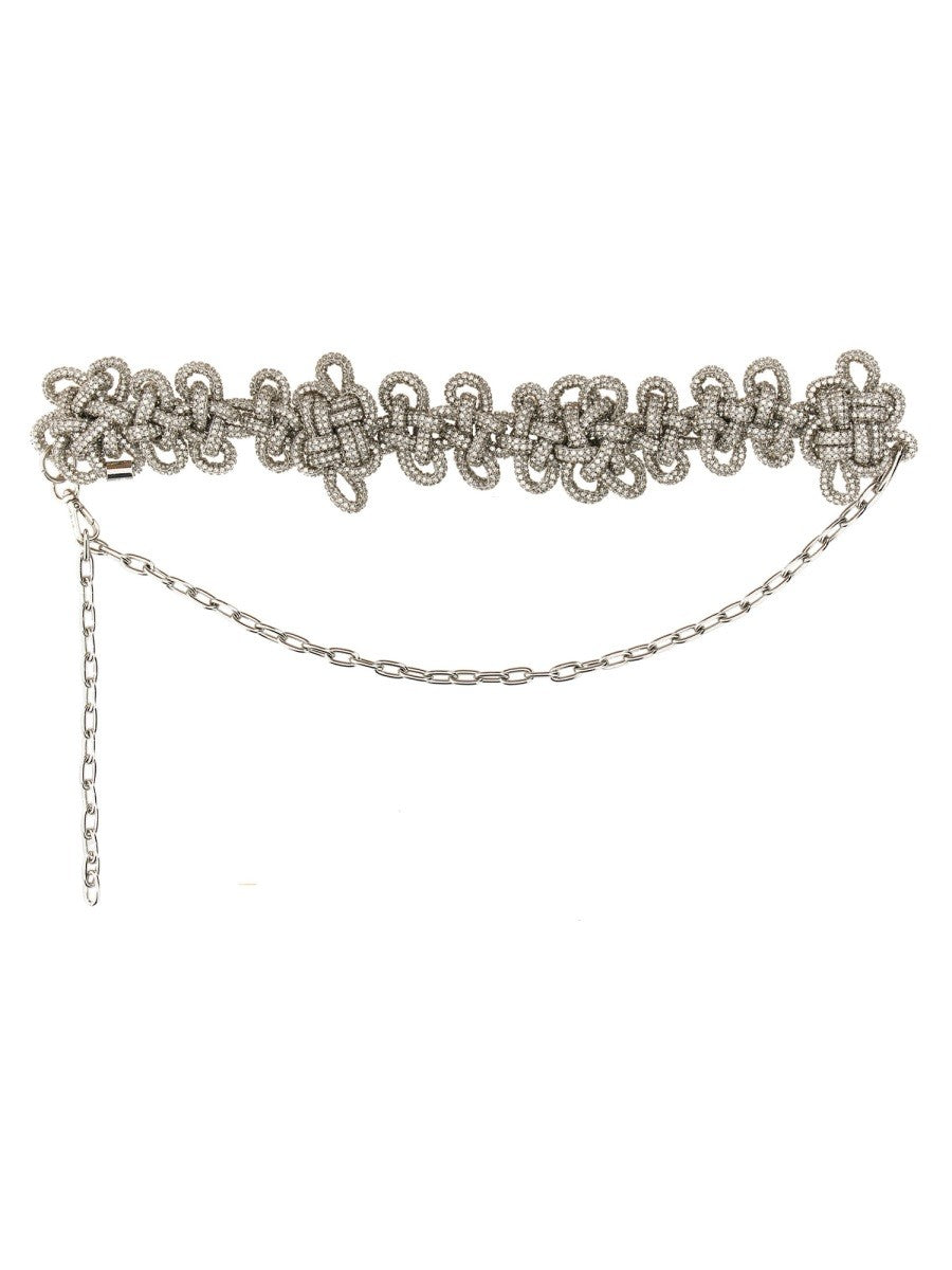 KARA CRYSTAL KNOT BELT