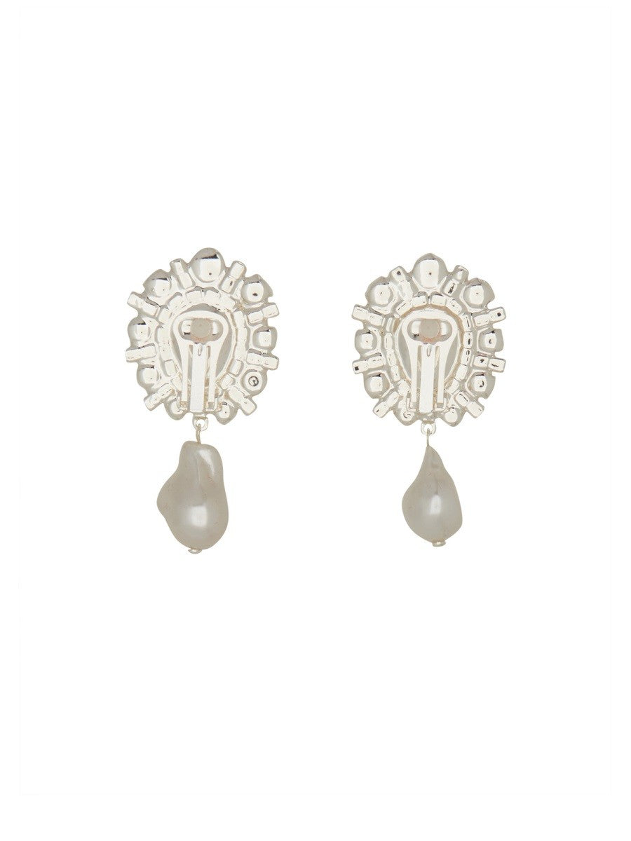 MAGDA BUTRYM CRYSTAL PLATE EARRINGS