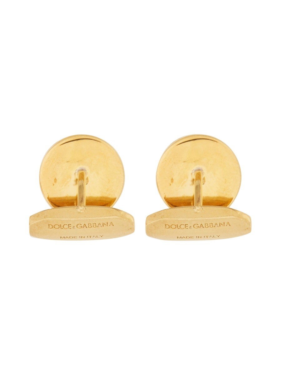 Dolce & Gabbana CUFFLINKS WITH LOGO