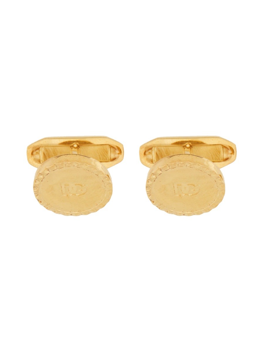 Dolce & Gabbana CUFFLINKS WITH LOGO