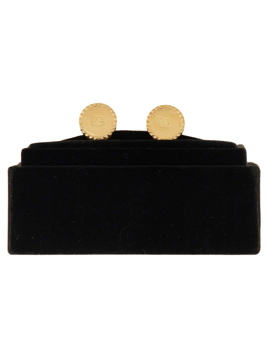 Dolce & Gabbana CUFFLINKS WITH LOGO