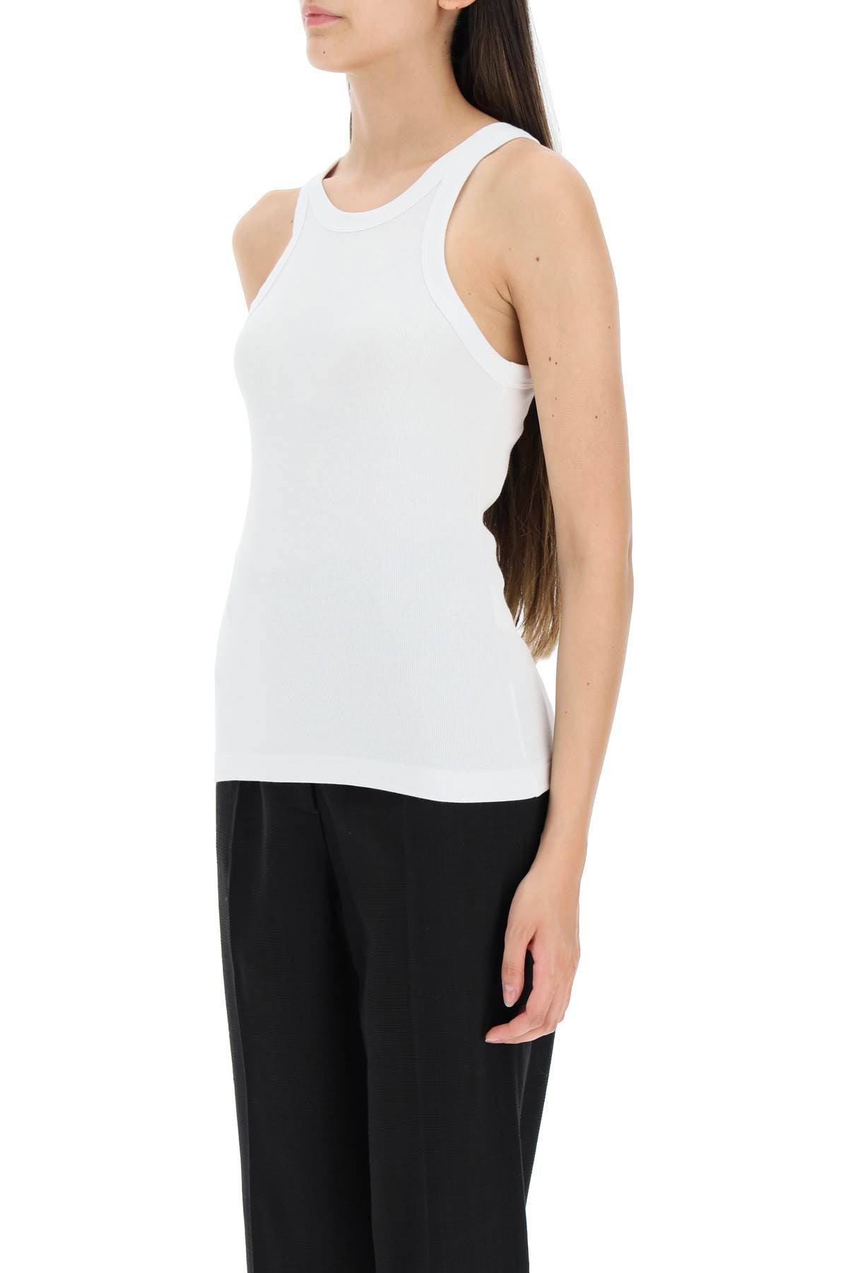 TOTEME curved rib tank top