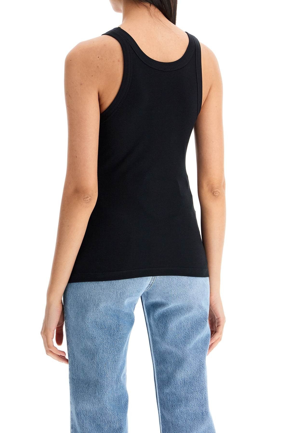 TOTEME curved rib tank top