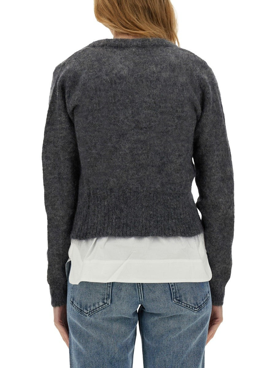 GANNI CUT OUT CARDIGAN