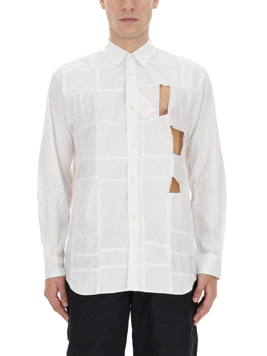 COMME DES GARCONS SHIRT CUT OUT SHIRT