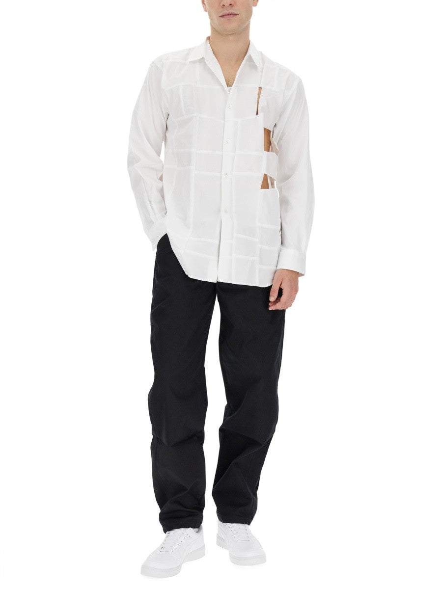 COMME DES GARCONS SHIRT CUT OUT SHIRT
