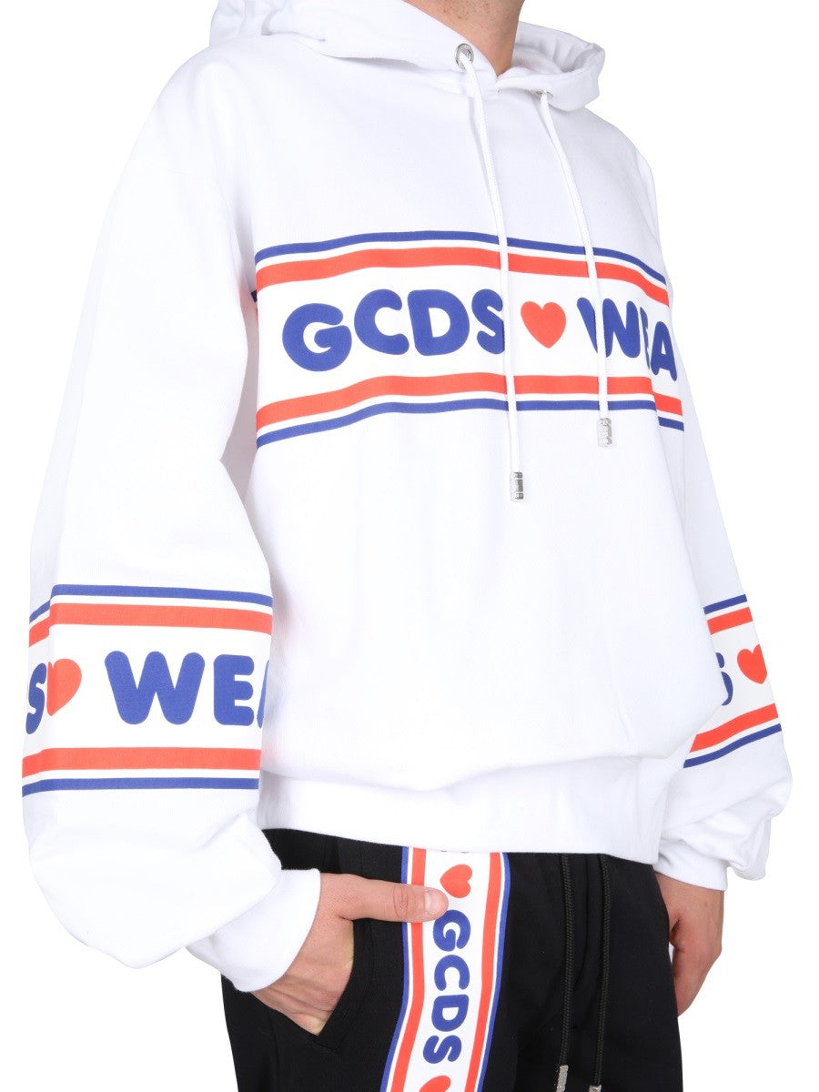 gcds "CUTE TAPE" LOGO SWEATSHIRT