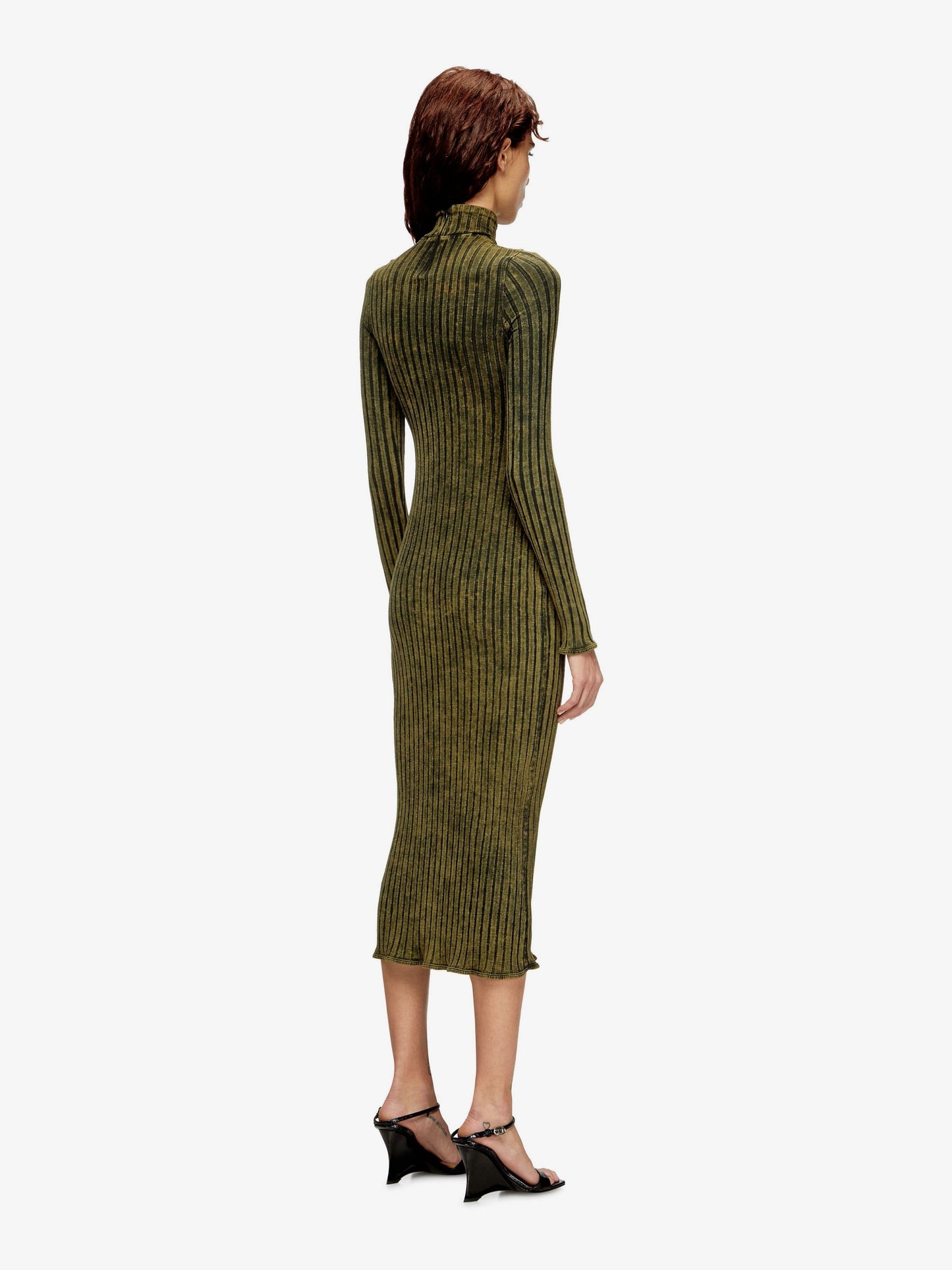 Diesel D-Wavya stretch cotton midi dress