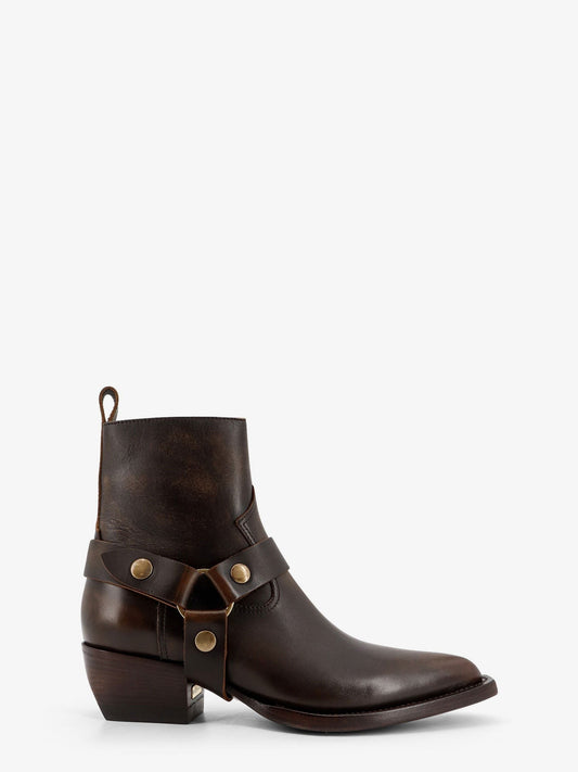 Golden Goose Deluxe Brand Debbie Distressed leather boots