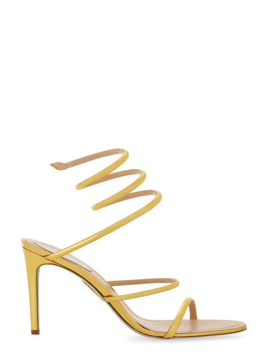 RENE CAOVILLA LEATHER PUMPS